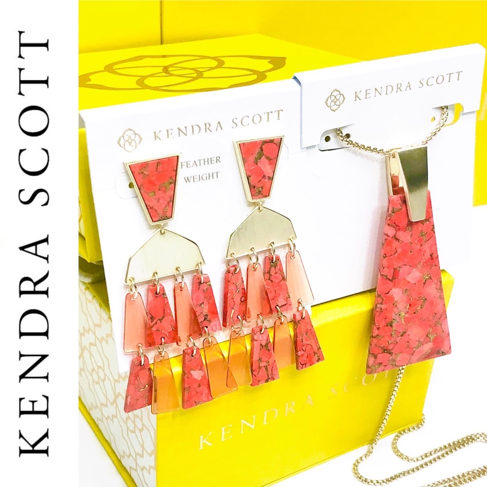 💥Kendra Scott💥Red Magnesite Set